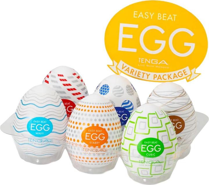 Tenga EGG Variety Pack - Standard - 6 Masturbatoren