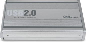 Actual product image Hamlet USB 2.0 external hard disk sata 3.5" station box (3.5")