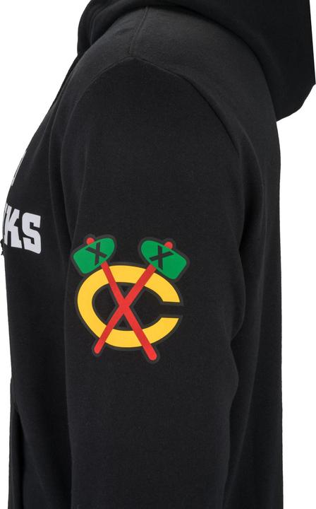 Immagine prodotto Mitchell & Ness Felpa in pile con cappuccio - GAME TIME Chicago Blackhawks (S)