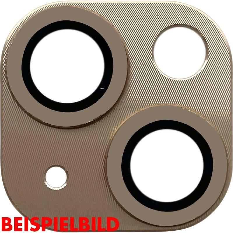 Peter Jäckel FUN Camera Protect Inlay für Apple iPhone 14/ 14 Plus Gold (1 Stück, Apple iPhone 14), Smartphone Schutzfol...