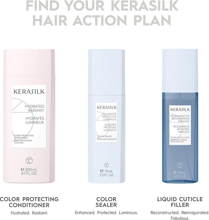 Produktbild Kerasilk Essential - Color Protecting Shampoo (750 ml, Flüssiges Shampoo)