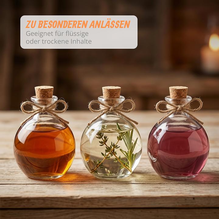 Actual product image Relaxdays 6x glass bottles (6 pcs., 0.26 l)