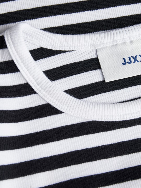 Produktbild JJXX Jxfeline Str Ls Stripe Rib Tee Jrs Noos (XS)