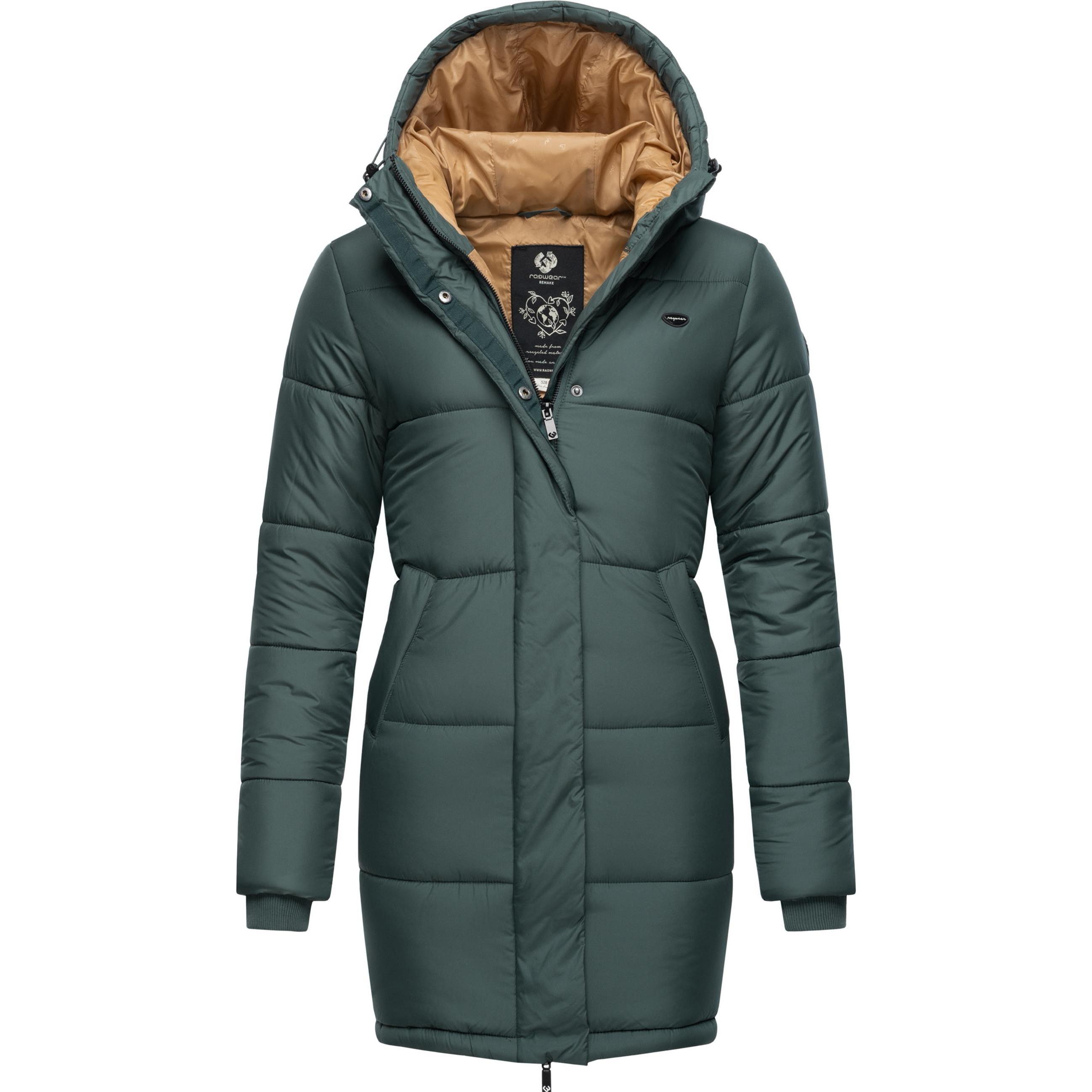 Ragwear, Damen, Jacke, Relive Long Remake (L), Grün, L