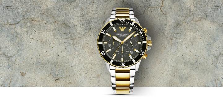 Actual product image Emporio Armani Diver (Chronograph, 43 mm)