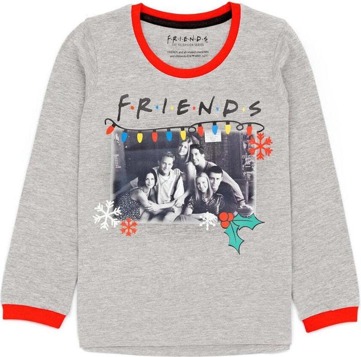 Produktbild Friends Schlafanzug Mädchen Weihnachtliches Design (128)