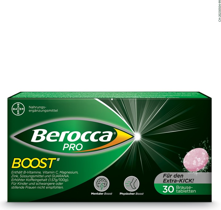 Immagine prodotto Berocca PRO Pro Boost (30 Pezzo/i, Compressa effervescente, 195 g)