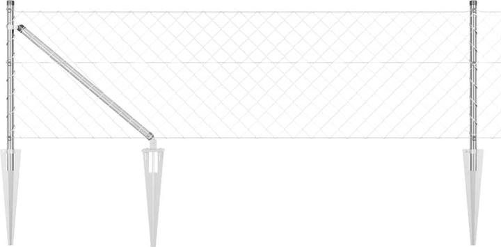 Actual product image vidaXL Zaunpfosten