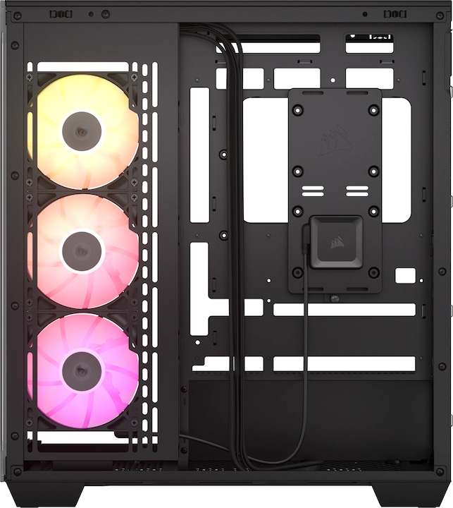 Actual product image Corsair Case iCUE 3500X RGB Midi TG black BTF+ZERO (Mini-ITX, mATX, E-ATX, ATX)