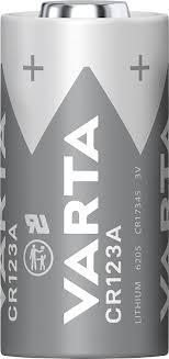 Varta LITHIUM Cylindrical CR123A OEM Fotobatterie CR-123A Lithium 1430 mAh (1 Stk., RCR123A, 1430 mAh)