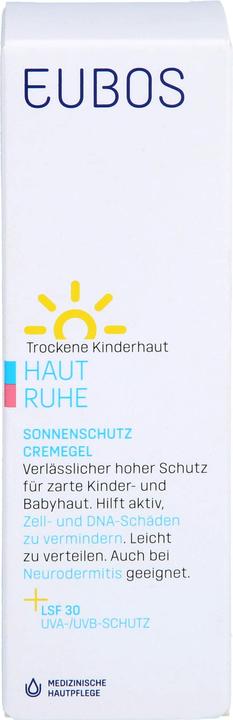Produktbild Eubos Haut Ruhe Sonnenschutz Creme Gel LSF30 + UVA, 50 ml GEL (Sonnencreme, SPF 30, 50 ml)