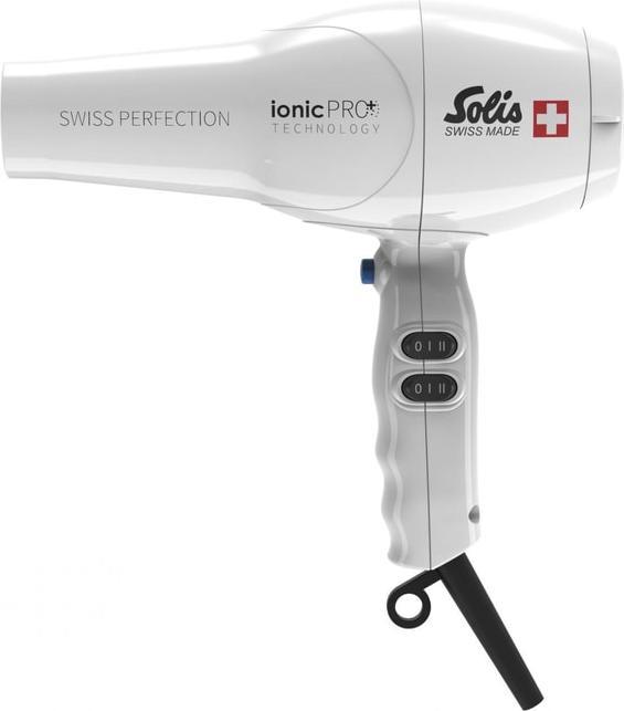 Immagine prodotto Solis Swiss Perfection 360º ionic PRO weiss Profi-Haartrockner von mit 50% mehr Luftdruck (440)