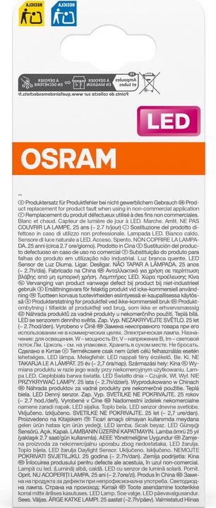Actual product image Osram LED Monochrome (E27, 470 lm, 1 x)