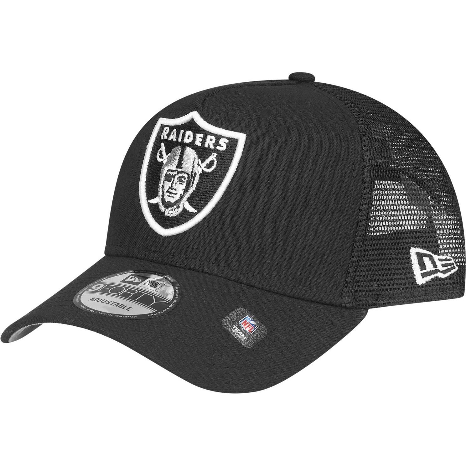 New Era, Herren, Cap, A-Frame Snapback Trucker Cap - Las Vegas Raiders, Schwarz, (One Size)