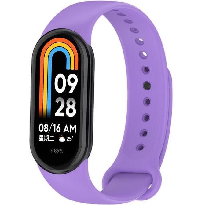 Oem Viola Mi Band 8 / M8 Silikonarmband (4), Lila / Violett (Silicone), Cinturini Per Orologi,