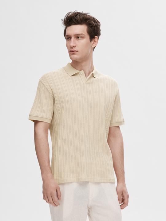 Produktbild Selected Slhjaden Jacquard Ss Polo (S)
