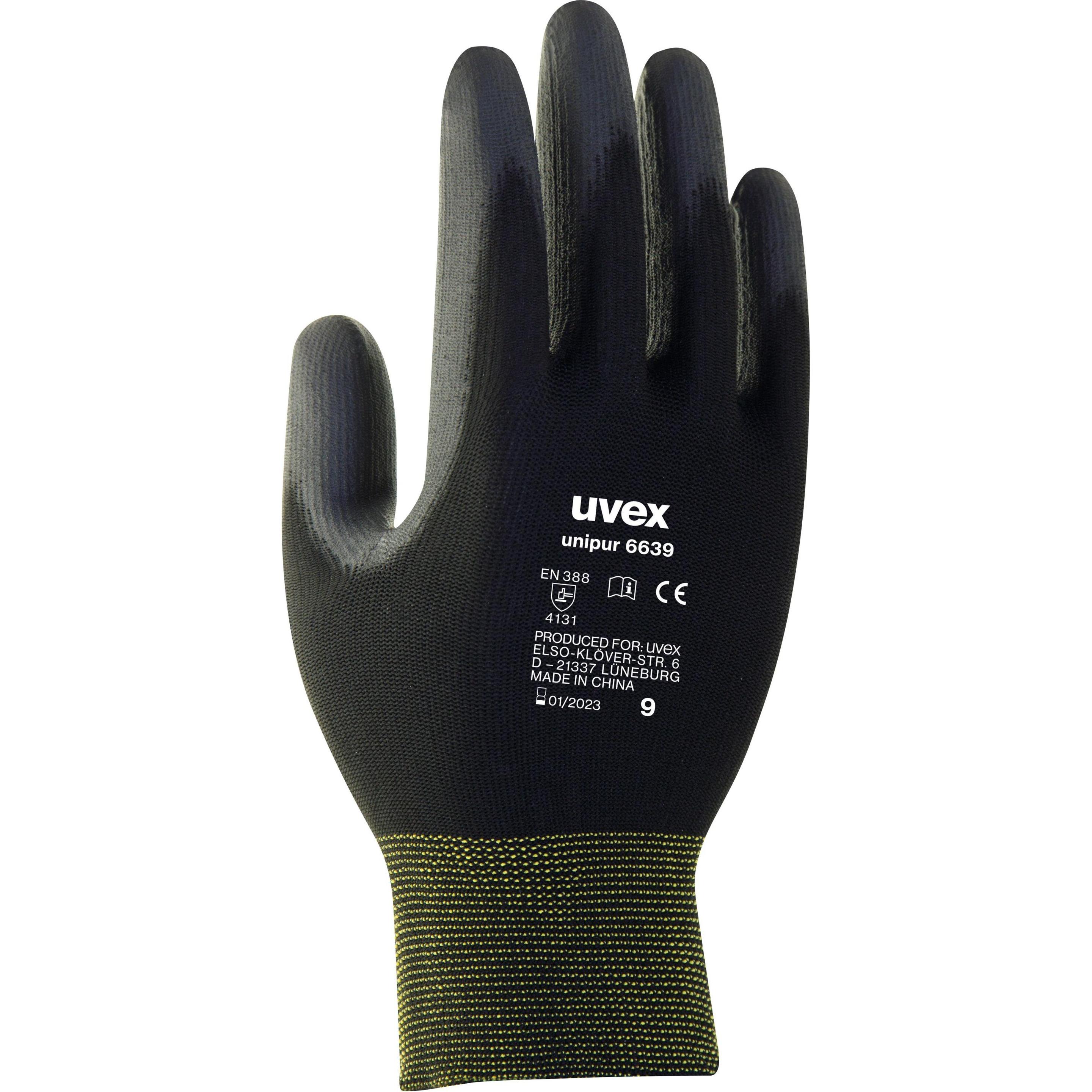 Uvex Safety, Schutzhandschuhe, Schutzhandschuh Nylon/PUStrickHSUnipur 6639 Gr. 8 (8)