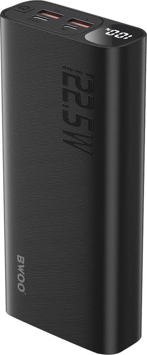Image du produit Bwoo 20W 20000 mAh power bank with LCD screen, black (20000 mAh, 22.50 W)
