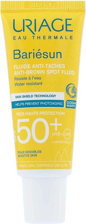Productafbeelding Uriage Bariésun Anti-Bruinvlek Fluïde SPF 50+ (Zonnecrème gezicht, SPF 50, 40 ml, 0.04 g)