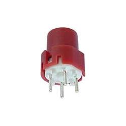 Thumbnail - Velleman Key Switch Round 9.0mm Red, Taster + Schalter, Rot