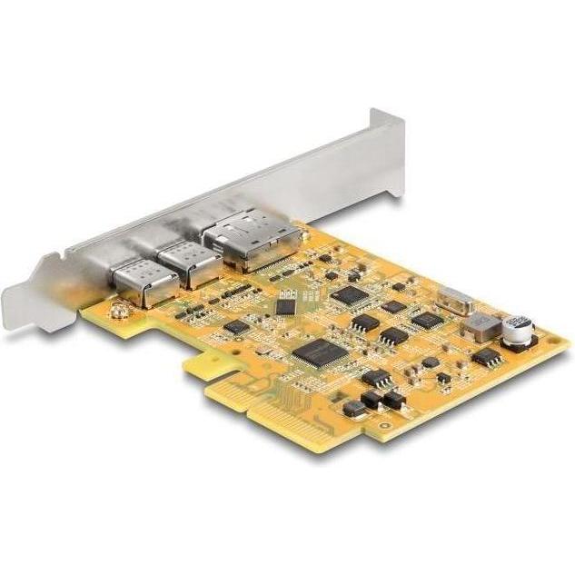 Delock Scheda PCI Express x4 a 1 x esterno, Scheda controller