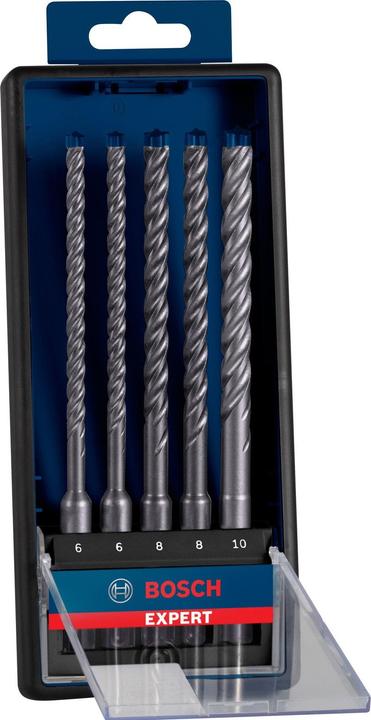 Produktbild Bosch Professional Zubehör EXPERT SDS plus-7X Hammerbohrer-Set, 6/6/8/8/10 mm, 5-tlg. (6.0 mm, 10.0 mm, Ø 8.0 mm)