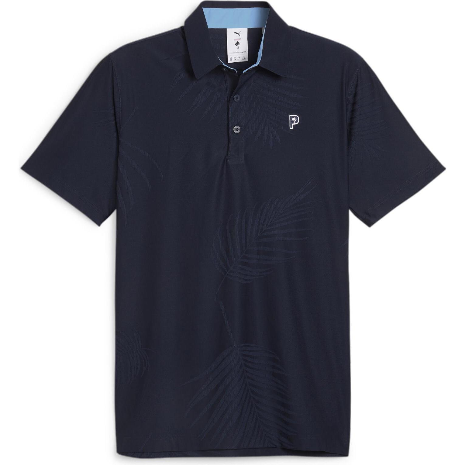 Puma, Herren, Shirt, x Ptc Jacquard Polo, Blau, (M)