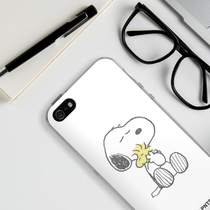 Actual product image DeinDesign Silikon Hülle für Apple iPhone SE (2016-2019) Handyhülle Case Smartphone Schutzhülle Peanuts Liebe (Apple iPhone SE)