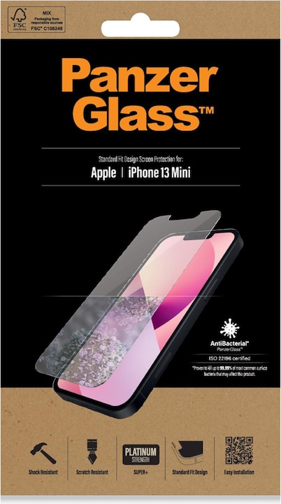 Produktbild PanzerGlass Standard Fit (1 Stück, Apple iPhone 13 mini)