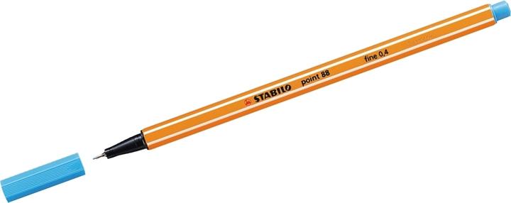 Produktbild STABILO Fineliner - point 88 - 10er Pack - azurblau (Hellblau, Azurblau, 10 x)