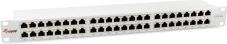 Actual product image equip Patch panel 48x RJ45 Cat6A 19" FTP 1U Premium light grey