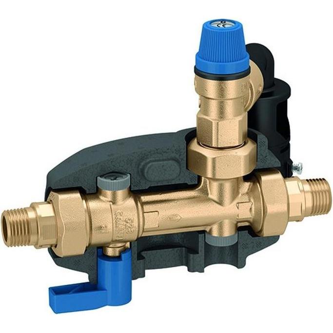 Caleffi, Accessori per installazione sanitaria, Gruppo di sicurezza DN 15, 1/2 pollice, 10 bar