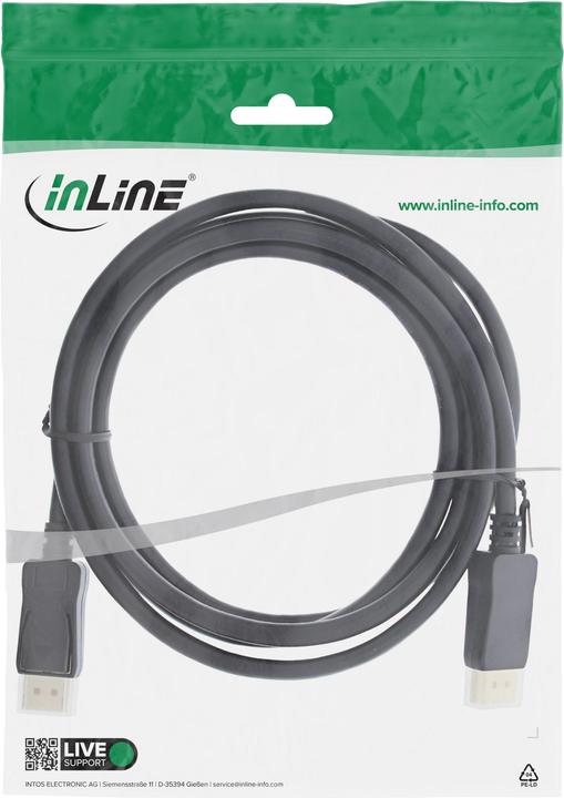 Actual product image InLine DisplayPort – DisplayPort (1.50 m)