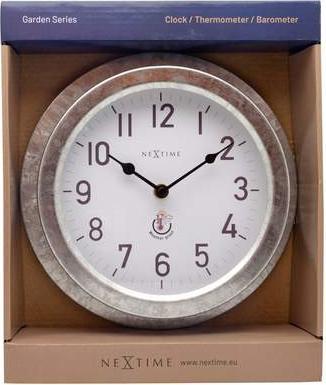 Produktbild Nextime Thermometer Lily Ø 22 cm, Silber