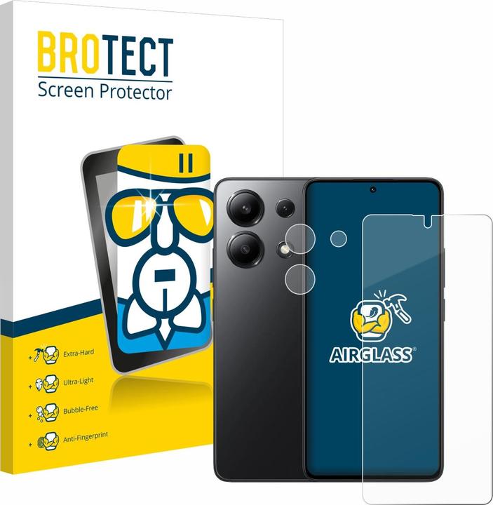 Actual product image BROTECT AirGlass Glass (1 pcs., Xiaomi Redmi Note 13 5G)