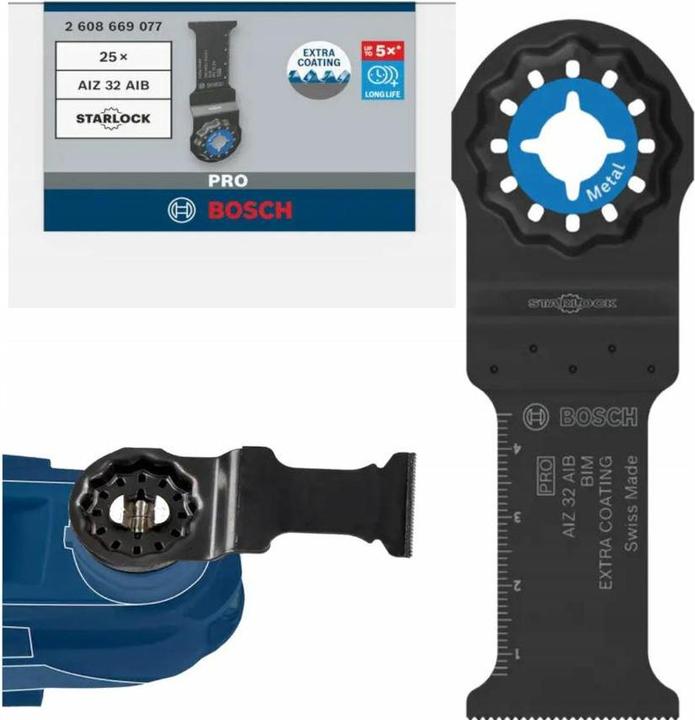 Produktbild Bosch Professional Zubehör PRO AIZ 32 AIB Blatt für Multifunktionswerkzeuge, 32 x 50 mm