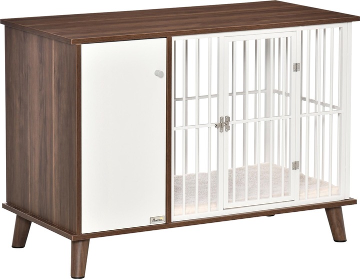 Actual product image PawHut Dog cage with small cupboard