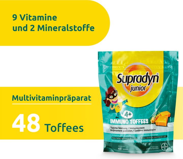 Produktbild Supradyn pro junior immuno Toffees (48 Stück, Toffees, 265 g)