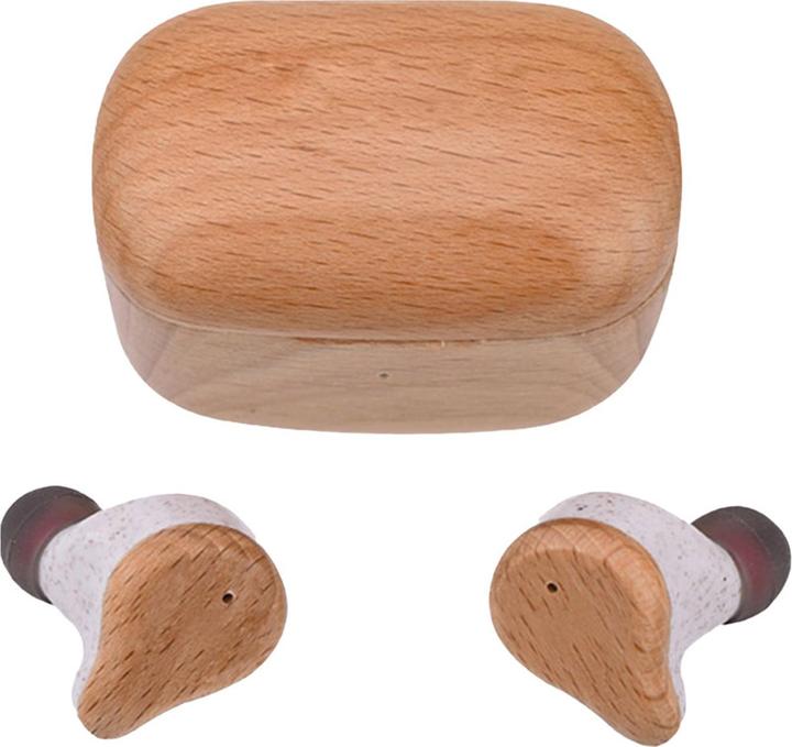 Produktbild Prixton Ohrhöhrer Birkenholz (6 h, Kabellos)