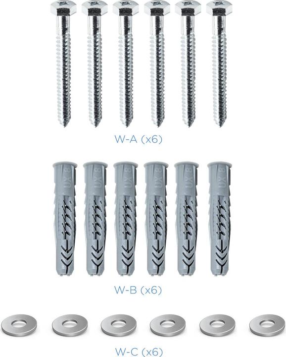 Actual product image Tooq Technology SOPORTE PARED LP4390F-B 43"-90" NEGRO (Wall, 90", 70 kg)