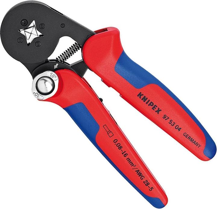 Actual product image Knipex Self-Adjusting Crimping Pliers for wire ferrules (180 mm)