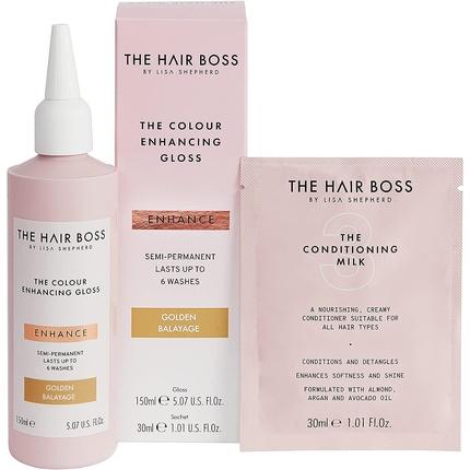 The Hair Boss, Haarfarbe, By Lisa Shepherd The Colour Enhancing Gloss Golden Balayage Highlighter 150Ml (Golden Balayage...