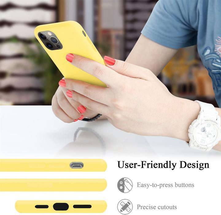 Produktbild Cadorabo TPU Liquid Silicone Case Hülle (Apple iPhone 13 Pro Max)