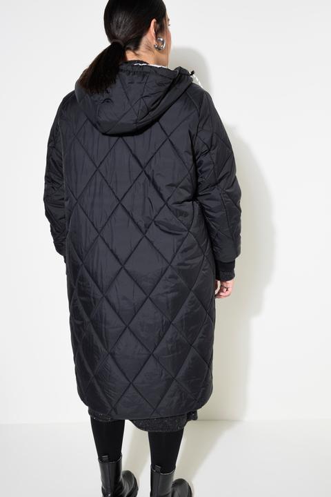 Produktbild Studio Untold Steppmantel, Loose Shape, Kapuze, 2-Wege-Zipper, Langarm, Teddyfutter (46, 48)