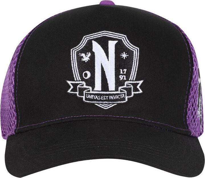 Actual product image Wednesday Nevermore Logo Baseball Cap (One size)