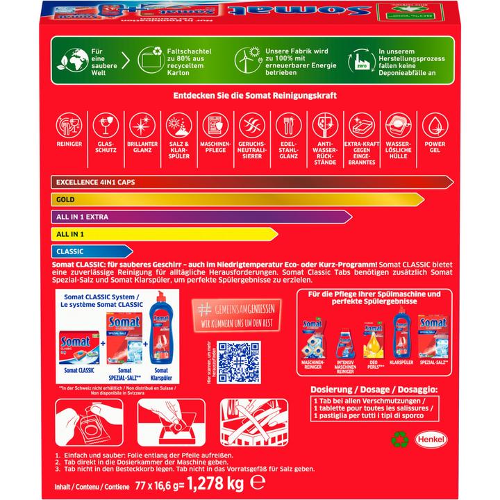 Image du produit Somat Classic (Tabs, 77 x)