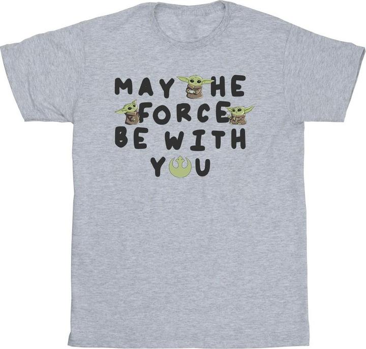 Produktbild Star Wars The Mandalorian Grogu May The Force Be With You TShirt (XXL)