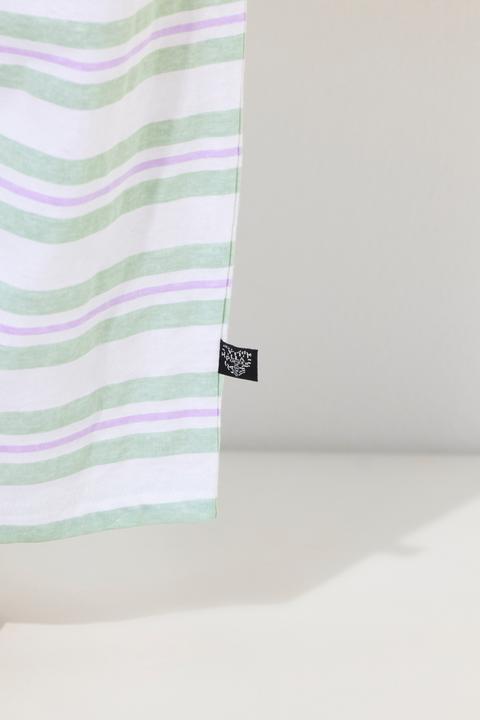 Produktbild Ulla Popken Pyjama, Ringelhose, Rundhals, Halbarm, Taschen (42, 44)