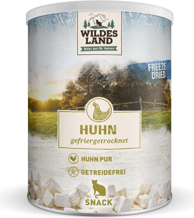 Wildes Land Katzen-Snack Huhn Freeze Dried 160 g (1 Stk., 160 g)