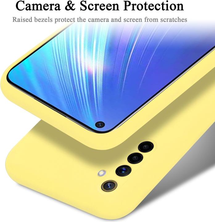 Image du produit Cadorabo TPU Liquid Silicone Case Housse pour Realme 6 4G / 6s (Realme 6, Realme 6s)